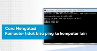 Komputer tidak bisa ping ke komputer lain