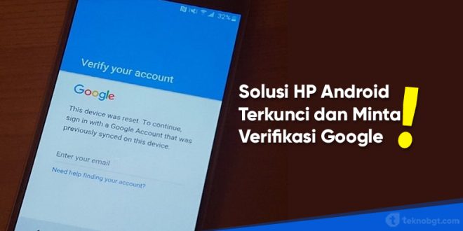 android terkunci minta akun google
