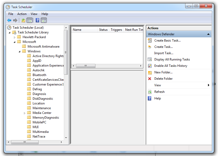 windows task scheduler