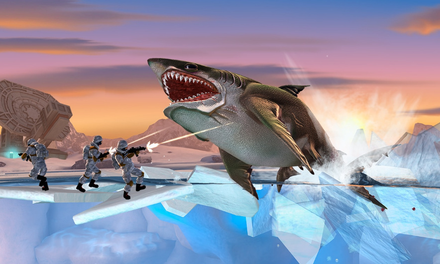 Megalodon hungry shark world apk