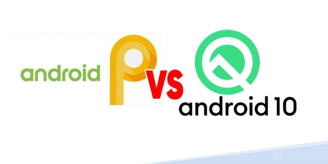 Perbedaan Android 9 pie dan Android 10