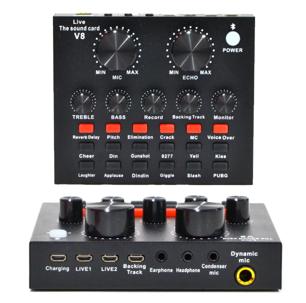 Sound Card V8 Bluetooth spesifikasi
