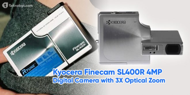 Spesifikasi Kyocera Finecam SL400R 4MP Digital Camera