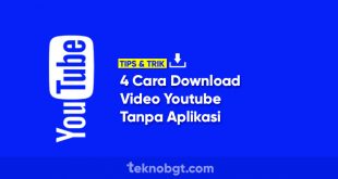 cara download video youtube tanpa aplikasi