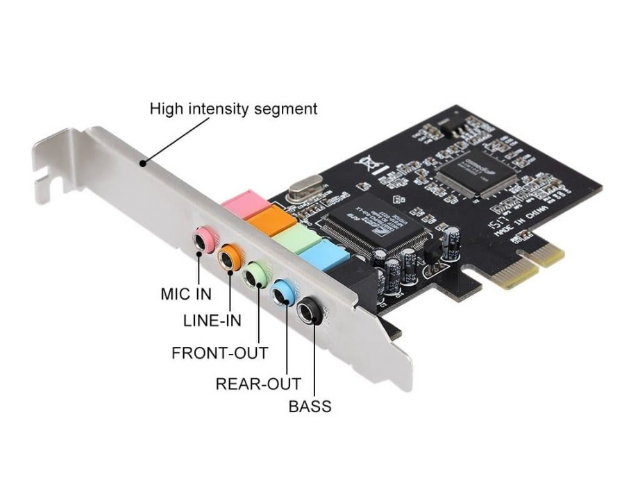 jenis Sound Card PCI , PCI EXPRESS SOUND CARD v 5.1 internal