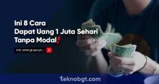 dapat uang sejuta tanpa modal