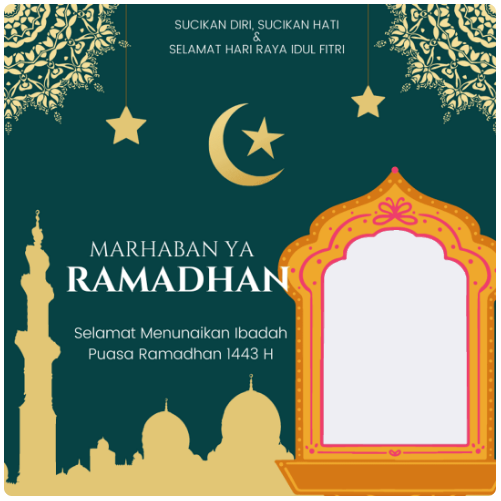 twibbon marhaban ya ramadhan April