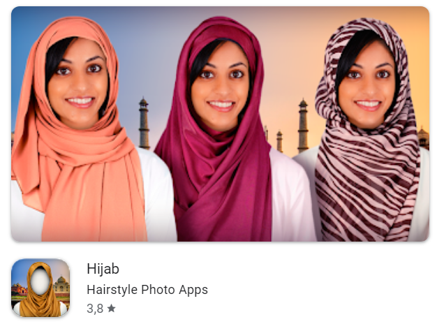 Jilbab Hairstyle photo apps