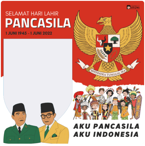 twibbon hari lahir pancasila versi 4