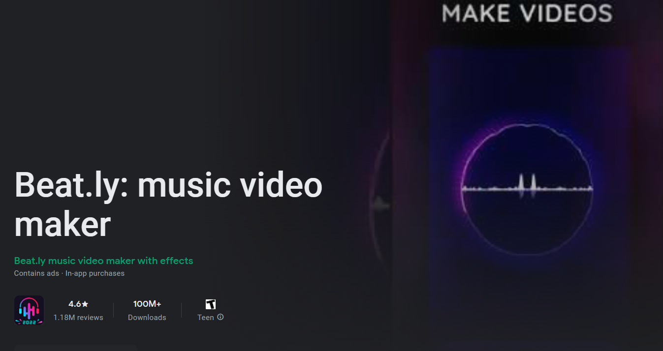 Beat.ly music video maker