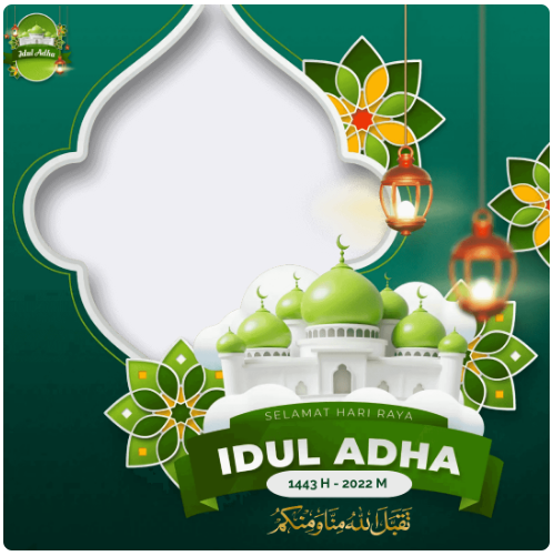 Frame Twibon Hari Raya Idul Adha 2022 M