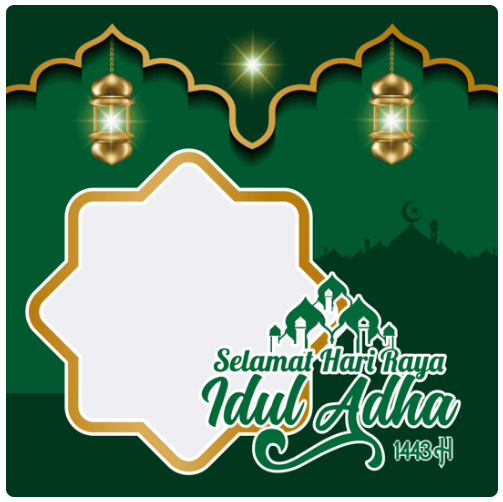 Selamat Idul Adha 1443H 2022 hijau