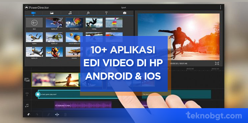 aplikasi edit video HP