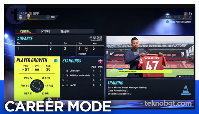 career mode fifa 22