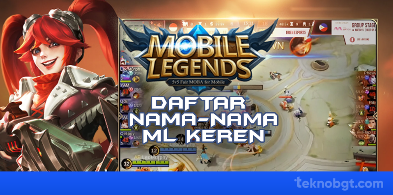 daftar nama ml keren terbaru