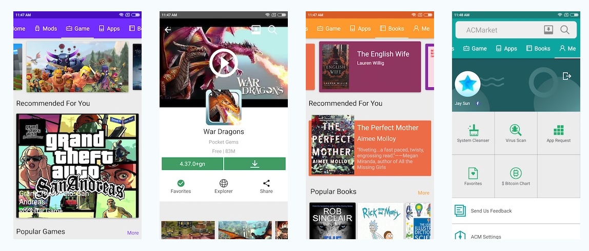 fitur aplikasi ac market