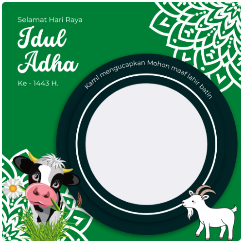 twibbon idul adha 2022_hijau