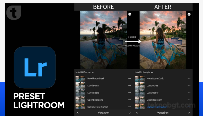 Aplikasi Preset Lightroom