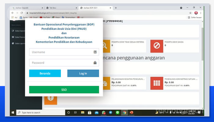 Cara Mudah Menggunakan Aplikasi BOP 2021