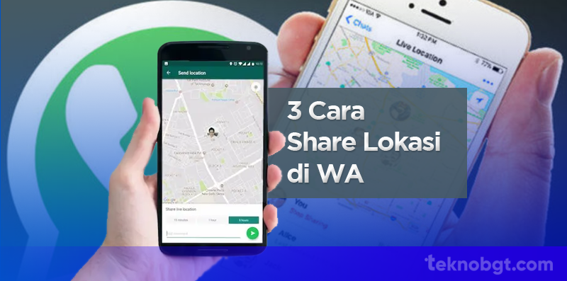Cara share lokasi serlok di WA