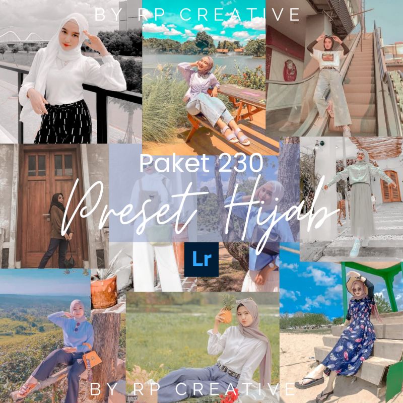 Paket 230 Hijab dan Selebgram Preset Lightroom