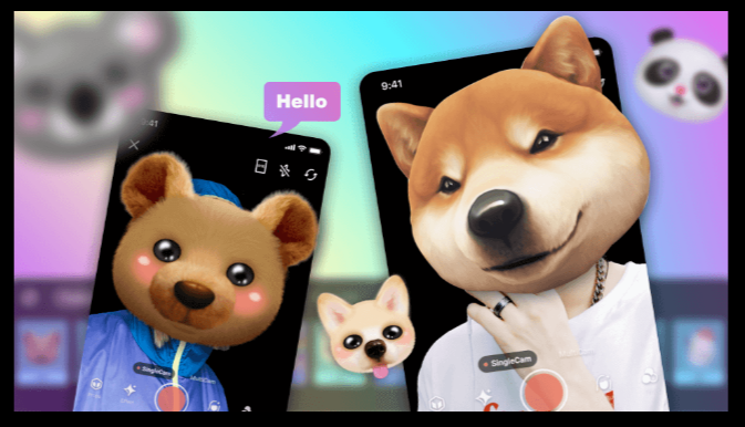 animoji selfie ai camera FilmoraGO