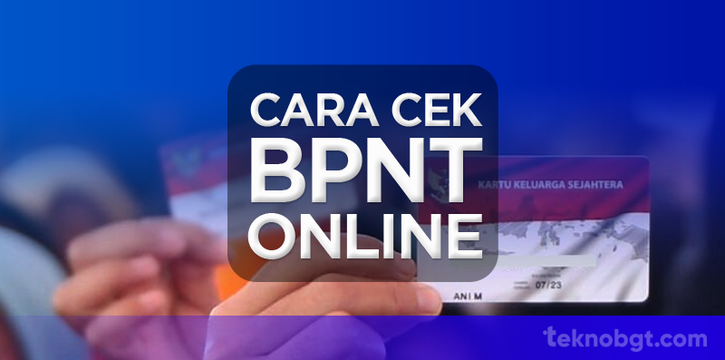 cara cek bpnt online