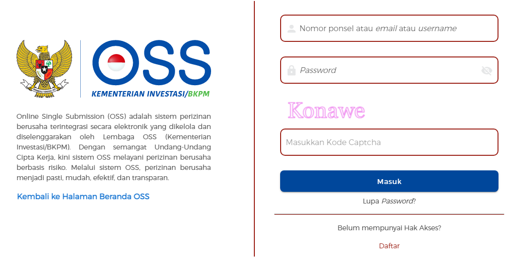 cara memperoleh NIB di OSS
