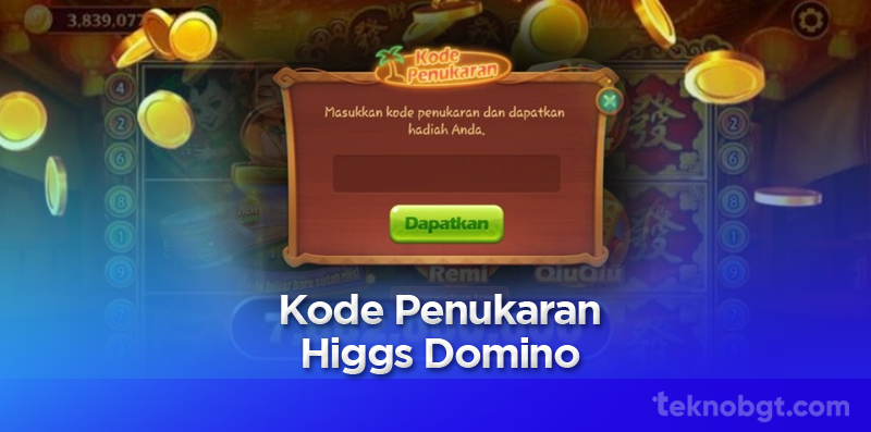 kode penukaran higgs domino