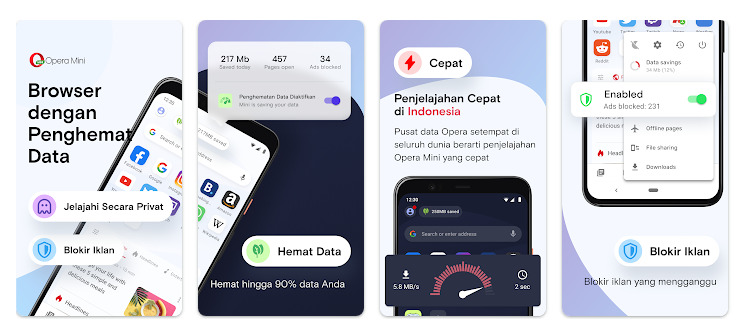 opera mini keunggulan