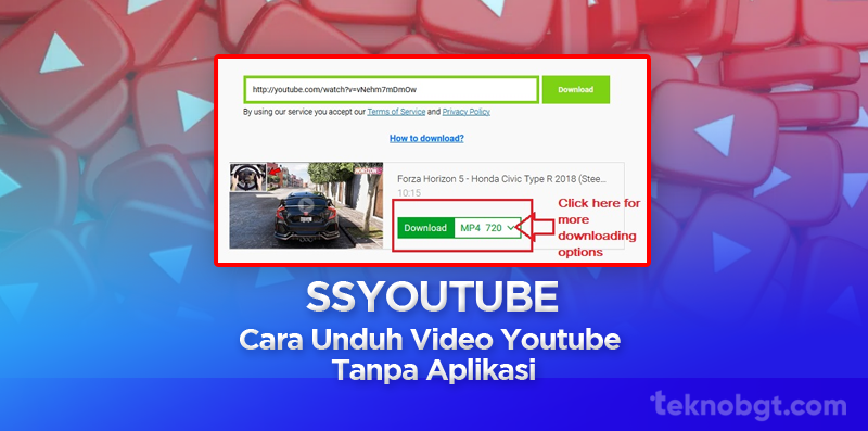 ssyoutube untuk download video youtube