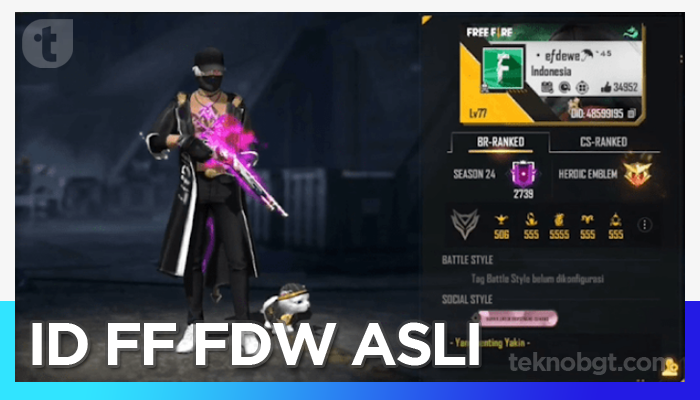 Apa Maksud ID FF FDW Asli