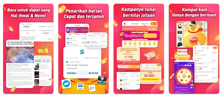 Cashzine - Baca penghasil uang