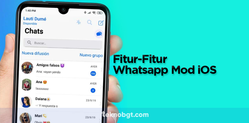 Fitur Whatsapp Mod iOS iphone