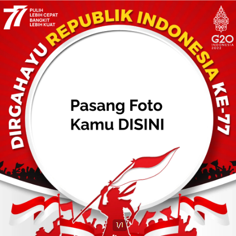 tema twibbon hut RI ke-77 3