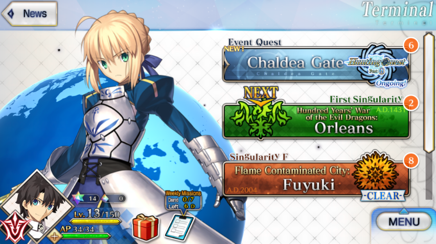 Game Fate Go pakai X8 Sandbox