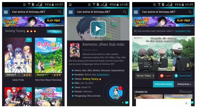 Animasu Net Apk Fitur