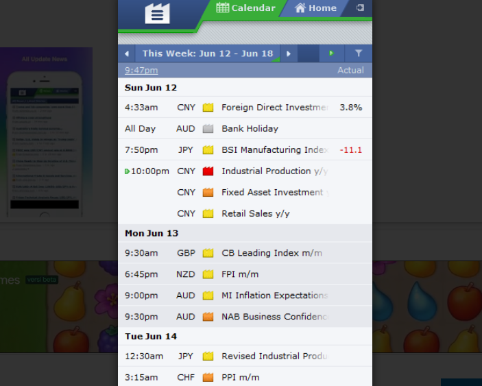 Aplikasi Forex Factory