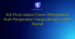Arti Pivot dalam Forex: Mengetahui Arah Pergerakan Harga dengan Lebih Akurat