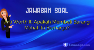 Arti Worth It: Apakah Membeli Barang Mahal Itu Berharga?