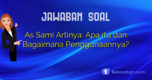 As Sami Artinya: Apa itu dan Bagaimana Penggunaannya?