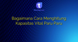 Bagaimana Cara Menghitung Kapasitas Vital Paru Paru