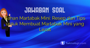 Bahan Martabak Mini: Resep dan Tips untuk Membuat Martabak Mini yang Lezat