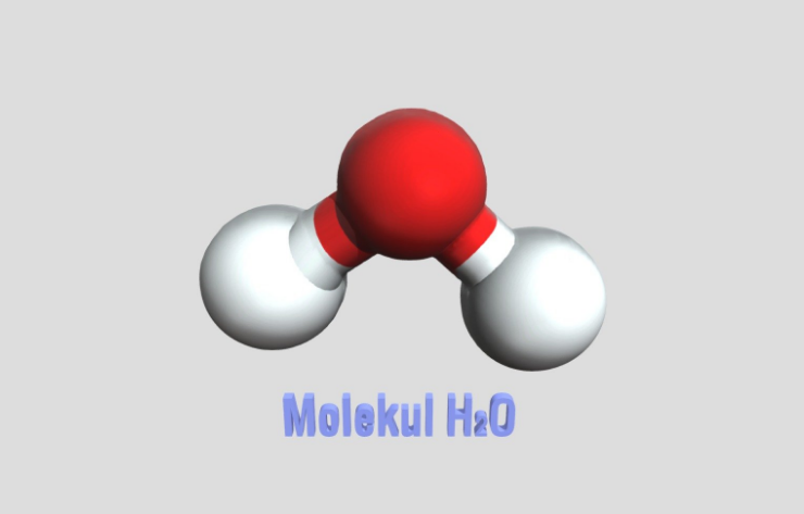 Bentuk molekul dari H₂O