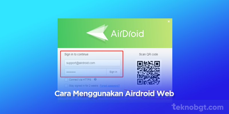 Cara Airdroid_Web