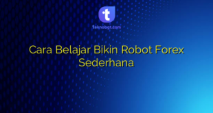Cara Belajar Bikin Robot Forex Sederhana