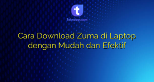 Cara Download Zuma di Laptop dengan Mudah dan Efektif