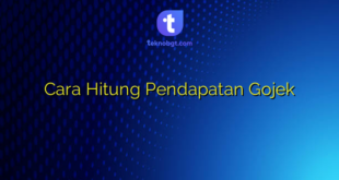 Cara Hitung Pendapatan Gojek