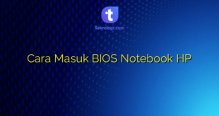 Cara Masuk BIOS Notebook HP