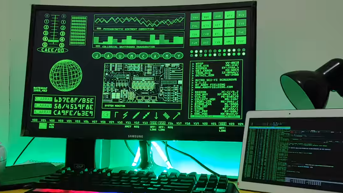Cara Membuat Hacker Background Terbaru